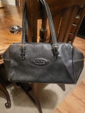 Tods black leather for sale  LONDON