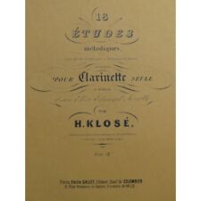 Klosé études mélodiques d'occasion  Blois