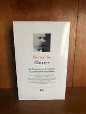 Pléiade nietzsche œuvres d'occasion  Bocognano