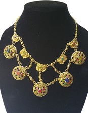 Necklace rainbow rhinestones for sale  Mountain Home