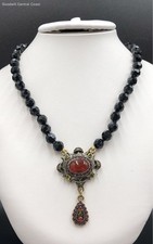 Colar pingente cornalina estilo sautoir tom dourado Heidi Daus comprar usado  Enviando para Brazil