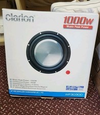 Subwoofer duplo Clarion WF3030D 1000W Max 12" , usado comprar usado  Enviando para Brazil