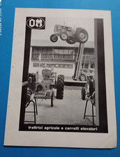 Pubblicita 1957 trattrice usato  Roma