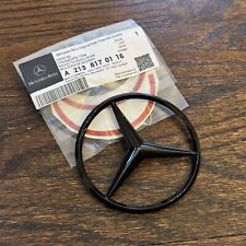 W213 SEDAN Mercedes PRETO BRILHANTE emblema estrela tampa traseira porta-malas logotipo emblema AMG E350 comprar usado  Enviando para Brazil
