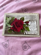 Vintage daughter birthday for sale  MANCHESTER