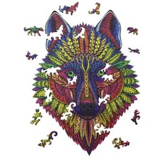 Drewniane Puzzle The Wild wolf Z Elementami Zwierząt 175 el. 25x34 cm na sprzedaż  PL
