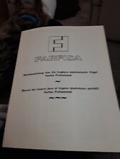 Farfisa organs cool for sale  La Mesa