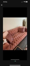 Pink velvet tufted for sale  Los Angeles