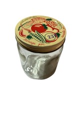 Usado, Jarro de geladeira de vidro vintage de 1 litro com tampa aparafusada, preço marcado 23 centavos! comprar usado  Enviando para Brazil