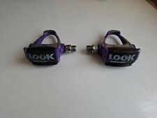 VINTAGE Retro Road Look Carbon Purple Clipless Road pedals Eroica racing Classic comprar usado  Enviando para Brazil