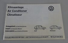 Usado, Aditivo - Operacional VW Golf 1/I + Suporte de Ar Condicionado Scirocco 10/1977 comprar usado  Enviando para Brazil