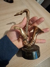 Sculpture bronze saxophone d'occasion  Creil