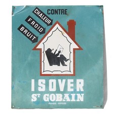 Ancienne plaque publicitaire d'occasion  Cerisy-la-Salle