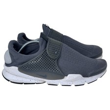 Tênis Nike Sock Dart atlético masculino tamanho 12 cinza lobo malha parte superior baixa 819686-003 comprar usado  Enviando para Brazil