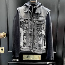 Giacca denim desigual usato  Trieste