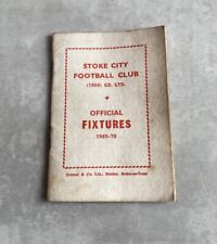 Stoke city fixture for sale  PRESTON