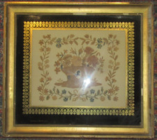 Antique flower embroidery d'occasion  Expédié en Belgium