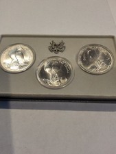 1984 P D S Dólares Olímpicos de Prata UNC Comemorativo 3 Conjunto de Moedas com Caixa Certificado de Autenticidade🔥GEM! comprar usado  Enviando para Brazil