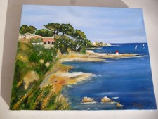 Huile toile marine d'occasion  Miramas