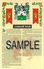 Connell armorial nom d'occasion  Expédié en France