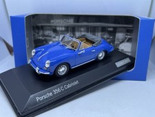 Porsche 356 C Cabrio emailblau Minichamps Modell 1:43 OVP 1963 Stück comprar usado  Enviando para Brazil
