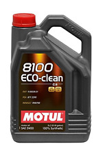 MOTUL OLIO 8100 ECO CLEAN 5W-30 LUBRIFICANTE MOTORE 5 LT EURO 4 EURO 5 MOTO AUTO comprar usado  Enviando para Brazil