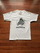 Camiseta rara vintage anos 60/70 HONDA Motorcycles Dealer M (18,5”x26”), usado comprar usado  Enviando para Brazil