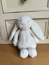White jellycat bunny for sale  BEDFORD