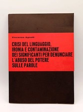 Vincenzo agnetti tesi usato  Trieste