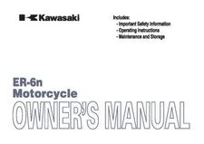 Livro manual do proprietário Kawasaki 2010 ER-6n comprar usado  Enviando para Brazil