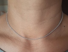 Chaîne argent massif d'occasion  Rioz