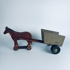 Vintage wooden horse for sale  PLYMOUTH