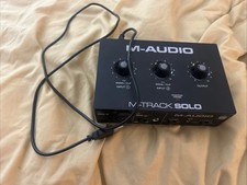 Interface USB streaming e podcasting M-Audio M-Track Solo 2 canais comprar usado Interface USB streaming e podcasting M-Audio M-Track Solo 2 canais comprar usado  Enviando para Brazil
