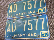 Pair license plates for sale  Lincoln