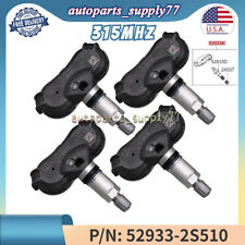 Sensor de pneu 4 peças TPMS 52933-2S510 315MHz para 2014-15 Kia Sportage Hyundai Tucson comprar usado  Enviando para Brazil