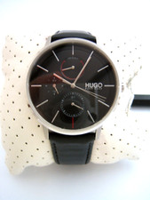 HUGO BOSS RELÓGIO EXISTE MASCULINO 1530169 AÇO INOXIDÁVEL COURO QUARTZO GENUÍNO, usado comprar usado  Enviando para Brazil