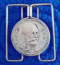 Fermasoldi medaglia argento usato  Italia