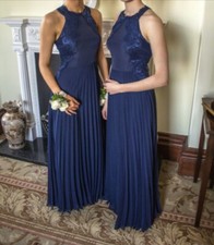 Coast pleated navy for sale  LEEDS