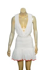 Mini vestido LoveShackFancy recorte S 4 feminino casual sem mangas curto NOVO 36205 comprar usado  Enviando para Brazil