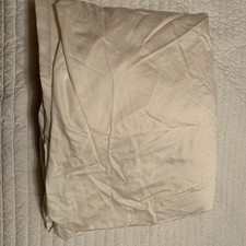 Lençol de algodão egípcio Royal Sateen Queen marfim ajustado em creme DWI Holdings comprar usado  Enviando para Brazil