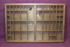 Vintage printers wooden for sale  LONDON