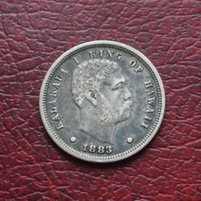 Hawaii 1883 silver for sale  DUMFRIES