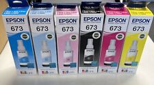 [EUA]*CONJUNTO* NOVA TINTA EPSON T673 T6731/T6732/T6733/T6734/T6735/T6736 L800 L805 L1800 comprar usado  Enviando para Brazil