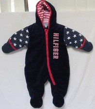 Body de lã com capuz azul temático Tommy Hilfiger bebê meninos EUA tamanho 6-9 meses comprar usado  Enviando para Brazil