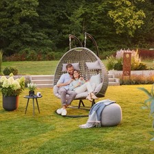 Polyrattan hängesessel hänge gebraucht kaufen  Lübbecke