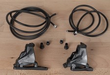 Conjunto de pinça de freio hidráulica de montagem plana SRAM Force com mangueiras 160mm, usado comprar usado  Enviando para Brazil