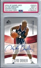 2004-05 SP Jogo Usado Significance #SIG-CD - Clyde Drexler PSA 9 Perfeito Estado Automático 10 , usado comprar usado  Enviando para Brazil