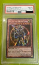 PSA 9 YU-GI-OH COLECCIÓN LEGENDARIA 3 MEGA-PACK #EN025 BLK.LSTR.SLDR-ENV/BG 2012 segunda mano  Embacar hacia Mexico