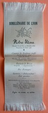 Menu soie bimillenaire d'occasion  Quetigny