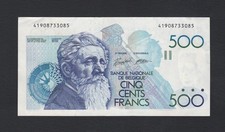 500 francs bankque for sale  LONDON